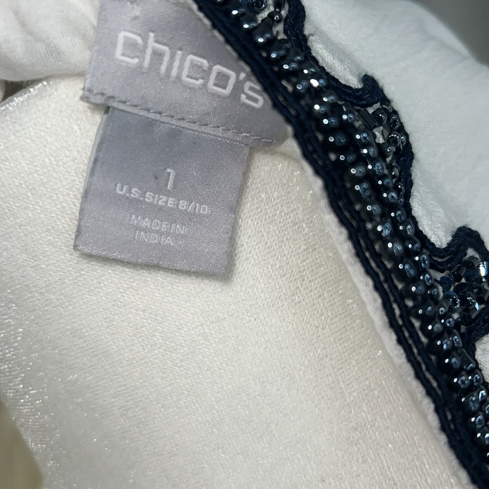 💥SOLD💥Chico's beaded tunic - Picture 5 of 7